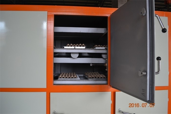 Vassoio dell'uovo della carta straccia/macchina del cartone con la valvola della Germania per Small Medium Company
