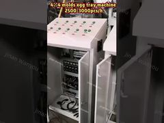 Polpa di carta automatica della macchina del vassoio dell'uovo 3000PCS/HR