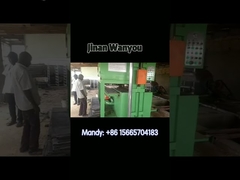 macchina automatica del cartone del contenitore di vassoio dell'uovo di 4 muffe in Nigeria