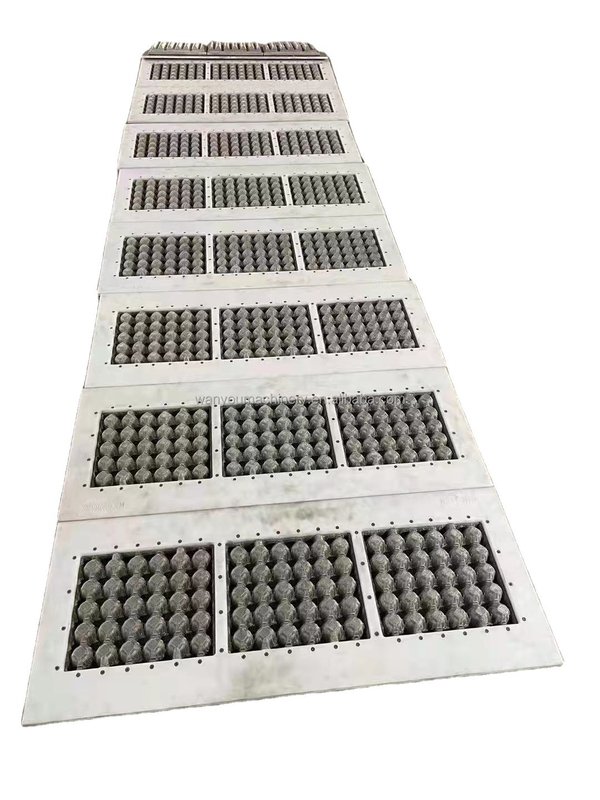 Macchina per vassoi di uova in carta riciclata 2000 pezzi/ora, macchina per stampaggio della polpa, macchina per la produzione di vassoi di polpa