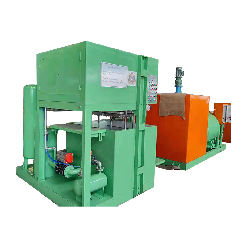 7.5KW motore di guida piccolo vassoio di uova produttore vassoio di uova macchina di stampaggio di polpa per l'efficienza della produzione