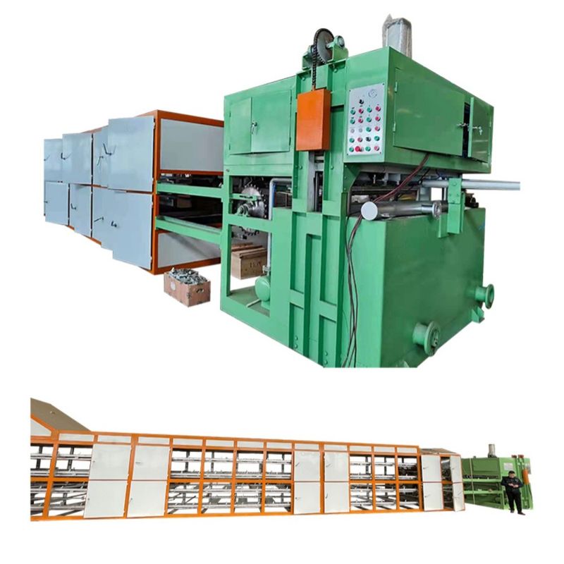 Linea di produzione per macchine per vassoi di uova per attività domestiche, macchina per stampaggio di polpa di carta, macchina per cartoni di uova con valvola tedesca