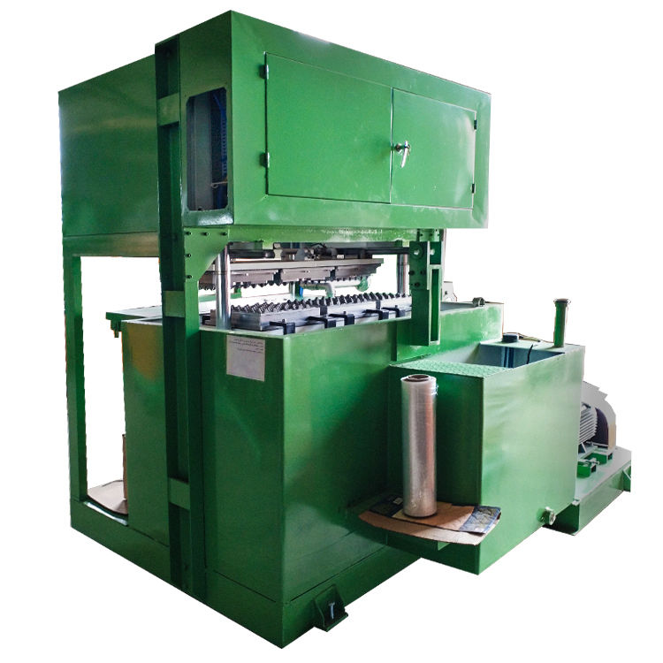 Macchina semiautomatica per vassoi di uova in carta 1000pcs/h Linea di produzione automatica di cartoni di uova