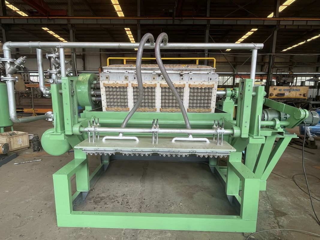 Macchina automatica completa per vassoi portauova in carta, macchina per stampaggio di polpa di carta, macchina per la produzione di piatti per frutta e mele