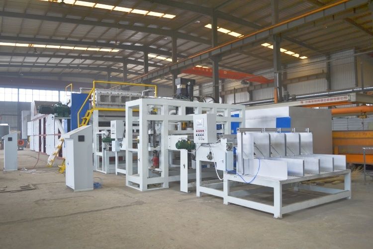 PLC controllata macchina automatica di produzione di vassoi per uova 5000-6000pcs/ora