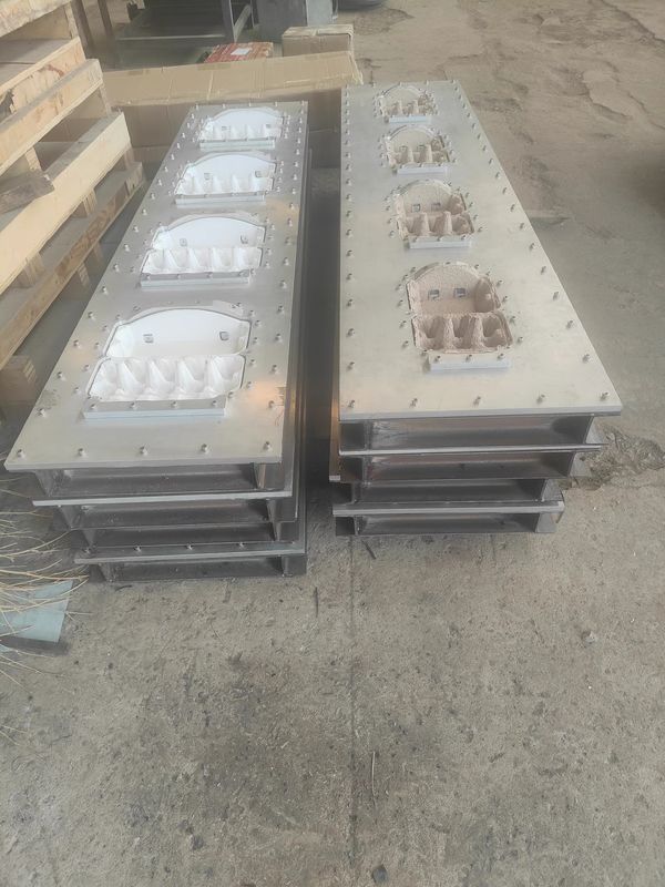 PLC controllata macchina automatica di produzione di vassoi per uova 5000-6000pcs/ora