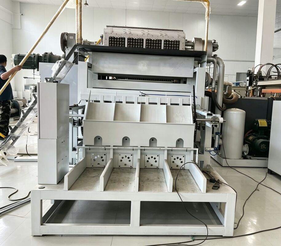 WANYOU WY-1 Macchina per la formazione di vassoi rotativi con controllo automatico PLC per 2500-3000 pcs/h Produzione utilizzando polpa di carta riciclata