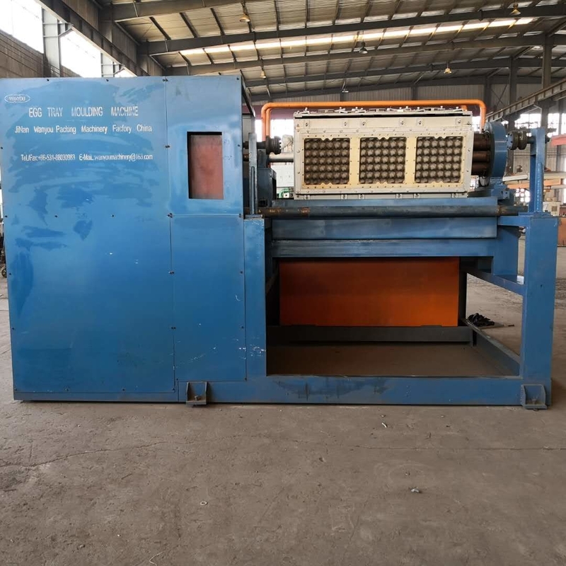 Linea di produzione di vassoi per uova di carta da rifiuti ecologica con formazione rotativa reciproca 45KW-200kw
