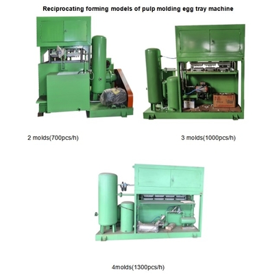 30-150KW di diversa capacità della linea di produzione del vassoio per uova di carta La macchina per vassoio per uova con tecnologia avanzata e basso consumo energetico