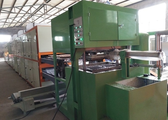 Linea di produzione residua del vassoio dell'uovo della cartapesta alta efficienza di capacità di 700pcs/hour