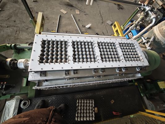 Nuovo WANYOU Automatico Carta Riciclata Vassoio per Uova Macchina Macchina per Lo Stampaggio della Polpa PLC Pannello Touch Screen di Controllo 2500-3000 pz/h