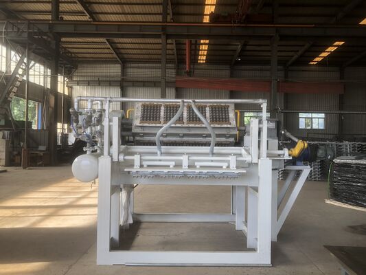 Macchina rotativa per vassoi per uova in carta ad alta velocità 2500-3000 pezzi/ora Linea di produzione di cartoni per uova Controllata da PLC 80/120KW