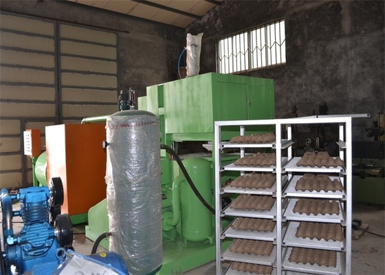 Consumo di energia basso della macchina di fabbricazione del vassoio dell'uovo della macchina di formatura della cartapesta