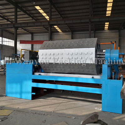 Grandi capacità 6000pcs/h macchina di stampaggio di pasta di carta vassoio di uova macchina di produzione di linea