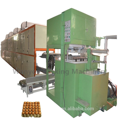 Il vassoio dell'uovo degli allevamenti di polli che fa la macchina con le muffe di alluminio 20 - 100kw 700 - 6000pcs/Hr