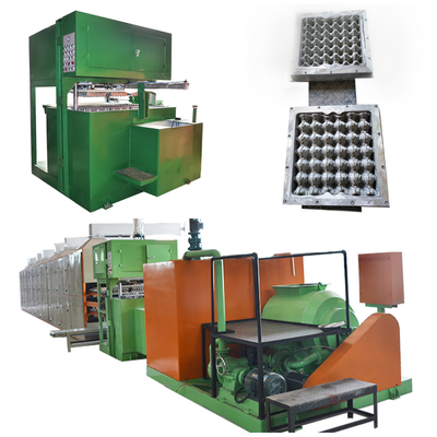 Macchina automatica per la produzione di uova di carta / vassoi di mele con stampi di formazione in acciaio inossidabile